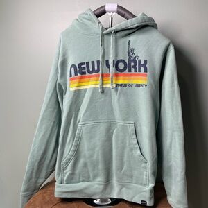 New York Graphic Hoodie - Green